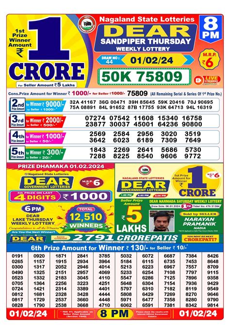 nagaland state lottery 7